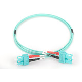 Digitus Cavo patch LWL, duplex, connettore SC > SC, multimodale OM3 turchese