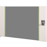 Digitus Porta frontale in vetro per armadio da parete 19" 7U serie Unique, Pannello frontale grigio
