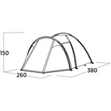 Easy Camp 120480 Lomsdal 4, Tenda verde oliva