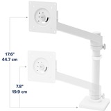 Ergotron 45-669-216, Base per monitor bianco