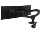 Ergotron LX Series 45-245-224 supporto da tavolo per Tv a schermo piatto 68,6 cm (27") Nero Scrivania Nero, Morsa/Bullone di ancoraggio, 18,1 kg, 68,6 cm (27"), 100 x 100 mm, Regolazione altezza, Nero