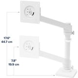Ergotron NX Monitor Arm, Base per monitor bianco