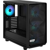 Fractal Design Meshify 2 RGB Nero Nero, PC, Nero, ATX, EATX, micro ATX, Mini-ITX, Acciaio, Vetro temperato, Multi, Ventole