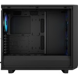 Fractal Design Meshify 2 RGB Nero Nero, PC, Nero, ATX, EATX, micro ATX, Mini-ITX, Acciaio, Vetro temperato, Multi, Ventole