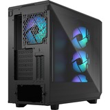 Fractal Design Meshify 2 RGB Nero Nero, PC, Nero, ATX, EATX, micro ATX, Mini-ITX, Acciaio, Vetro temperato, Multi, Ventole