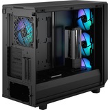 Fractal Design Meshify 2 RGB Nero Nero, PC, Nero, ATX, EATX, micro ATX, Mini-ITX, Acciaio, Vetro temperato, Multi, Ventole