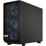 Fractal Design Meshify 2 RGB Nero, Chassis Tower Nero, PC, Nero, ATX, EATX, micro ATX, Mini-ITX, Acciaio, Vetro temperato, Multi, Ventole