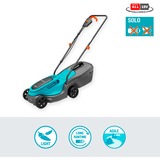 GARDENA 14630-55, Rasaerba Nero/Turchese