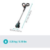 GARDENA Akku-Fugenbürste EasyWeed 1800/18V P4A solo, Erbaccia Remover grigio/Turchese