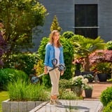 GARDENA Akku-Fugenbürste EasyWeed 1800/18V P4A solo, Erbaccia Remover grigio/Turchese