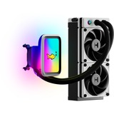 HYTE FAN-HYTE-Q60-BW, Raffreddamento ad acqua Nero/Bianco