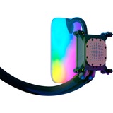 HYTE FAN-HYTE-Q60-BW, Raffreddamento ad acqua Nero/Bianco