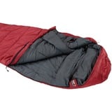 High Peak Redwood -3 L, Sacco a pelo rosso scuro/grigio