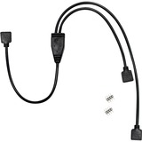 Inter-Tech RGB Verteiler 2-fach 0,48 m S-Video (4-pin) 2 x S-Video (4-pin) Nero, Cavo a Y Nero, 0,48 m, S-Video (4-pin), 2 x S-Video (4-pin), Femmina, Femmina, Nero