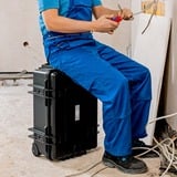 KNIPEX Valigetta per attrezzi "Robust45 Move" Elettrica, 63 pezzi, Set di strumenti Nero