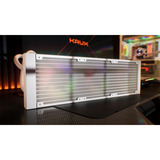 Krux HydroGlance 360 LCD White, Raffreddamento ad acqua bianco