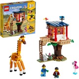 LEGO Creator 3-in-1 Casa sull’albero del safari, Giochi di costruzione Set da costruzione, 7 anno/i, Plastica, 397 pz, 652 g