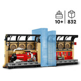 LEGO Harry Potter 76450 Book Nook: Espresso per Hogwarts, Set con Treno Giocattolo e 4 Personaggi, Regalo per Bambini da 10+, Giochi di costruzione Set con Treno Giocattolo e 4 Personaggi, Regalo per Bambini da 10+, Set da costruzione, 10 anno/i, Plastica, 832 pz, 1,4 kg
