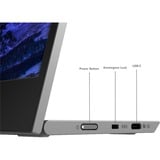 Lenovo L15 Monitor, Monitor LED Nero, 39,6 cm (15.6"), 1920 x 1080 Pixel, Full HD, LED, 14 ms, Nero, Grigio
