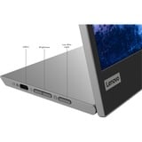 Lenovo L15 Monitor, Monitor LED Nero, 39,6 cm (15.6"), 1920 x 1080 Pixel, Full HD, LED, 14 ms, Nero, Grigio