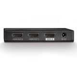Lindy 38235 ripartitore video HDMI 2x HDMI, Splitter HDMI Nero, HDMI, 2x HDMI, 3840 x 2160 Pixel, Nero, Metallo, CE, FCC, RoHS, REACH, California Proposition 65