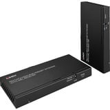 Lindy 38349 moltiplicatore AV Trasmettitore e ricevitore AV Nero, Estensione HDMI Nero, 3840 x 2160 Pixel, Trasmettitore e ricevitore AV, 70 m, Cablato, Nero, HDCP