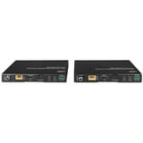 Lindy 38349 moltiplicatore AV Trasmettitore e ricevitore AV Nero, Estensione HDMI Nero, 3840 x 2160 Pixel, Trasmettitore e ricevitore AV, 70 m, Cablato, Nero, HDCP