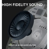Logitech G435 LIGHTSPEED, Cuffia da gioco bianco