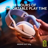 Logitech G435 LIGHTSPEED, Cuffia da gioco bianco