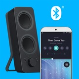 Logitech Z207 Nero Con cavo e senza cavo 5 W Nero, 2.0 canali, Con cavo e senza cavo, 5 W, Nero