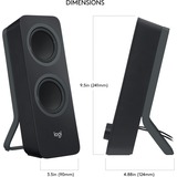 Logitech Z207 Nero Con cavo e senza cavo 5 W Nero, 2.0 canali, Con cavo e senza cavo, 5 W, Nero