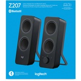 Logitech Z207 Nero Con cavo e senza cavo 5 W Nero, 2.0 canali, Con cavo e senza cavo, 5 W, Nero