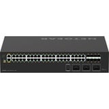 Netgear M4250-40G8XF-PoE++ Gestito L2/L3 Gigabit Ethernet (10/100/1000) Supporto Power over Ethernet (PoE) 2U Nero, Interruttore Nero, Gestito, L2/L3, Gigabit Ethernet (10/100/1000), Supporto Power over Ethernet (PoE), Montaggio rack, 2U