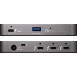 OWC OWCTB4HUB5P replicatore di porte e docking station per notebook Cablato Thunderbolt Grigio grigio/Nero, Cablato, Thunderbolt, Grigio, Space Gray, 40 Gbit/s, Alluminio, Plastica