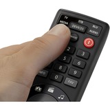 One for all Smart Control 5 telecomando IR Wireless Audio, Cavo, DTT, DVD/Blu-ray, Console da gioco, Sistema Home cinema, IPTV, Media player, SAT, STB, TNT, TV, Set-top box TV Pulsanti Nero, Audio, Cavo, DTT, DVD/Blu-ray, Console da gioco, Sistema Home cinema, IPTV, Media player, SAT,..., IR Wireless, Pulsanti, Nero