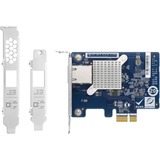 QNAP QXG-5G1T-111C scheda di rete e adattatore Interno Ethernet 5000 Mbit/s Interno, Cablato, PCI Express, Ethernet, 5000 Mbit/s