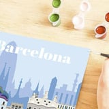 Ravensburger CreArt - Barcellona colorata, Vernice 