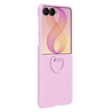 Samsung Custodia con anello magnetico in silicone, Custodia per telefono rosa