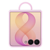 Samsung Custodia con anello magnetico in silicone, Custodia per telefono rosa