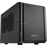 Sharkoon QB One Nero, Chassis Tower Nero, PC, Nero, Mini-ITX, 15 cm, 31,5 cm, 14,5 cm