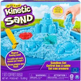 Spin Master Kinetic Sand | Playset Castelli di Sabbia | Sabbia cinetica con vaschetta | Sabbia magica | Sabbia colorata a sorpresa 454gr | 3 formine incluse | Giocattoli per bambini e bambine 3 anni