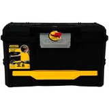 Stanley 1-70-316 Cassetta degli attrezzi Plastica Nero, Cassetta portautensili Nero, Plastica, Nero, 481 mm, 279 mm, 287 mm