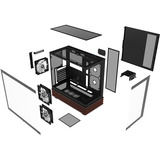 Thermaltake View 270 Plus WS ARGB, Chassis Tower Nero/legno