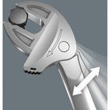 Wera 6006 Joker S / L - Chiave doppia a bocca auto-regolante argento