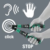 Wera Click-Torque Lock A 6 R/L, 05075694001 Nero/Verde