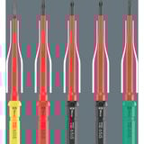 Wera Kraftform Kompakt VDE Big Pack 1, 26 pezzi, Cacciavite giallo/Rosso