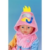 ZAPF Creation BABY born Bath Bathrobe 43cm, Accessori della bambola BABY born Bath Bathrobe 43cm, Accappatoio per bambola, 3 anno/i