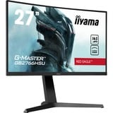 iiyama G-MASTER GB2766HSU-B1 Monitor PC 68,6 cm (27") 1920 x 1080 Pixel Full HD LED Nero, Monitor di gioco Nero, 68,6 cm (27"), 1920 x 1080 Pixel, Full HD, LED, 1 ms, Nero