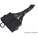 Alphacool Core ATX connettore ponte a 24 pin, Spina Nero