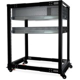 Alphacool Rack server a telaio aperto ES 19", Chassis server rack Nero